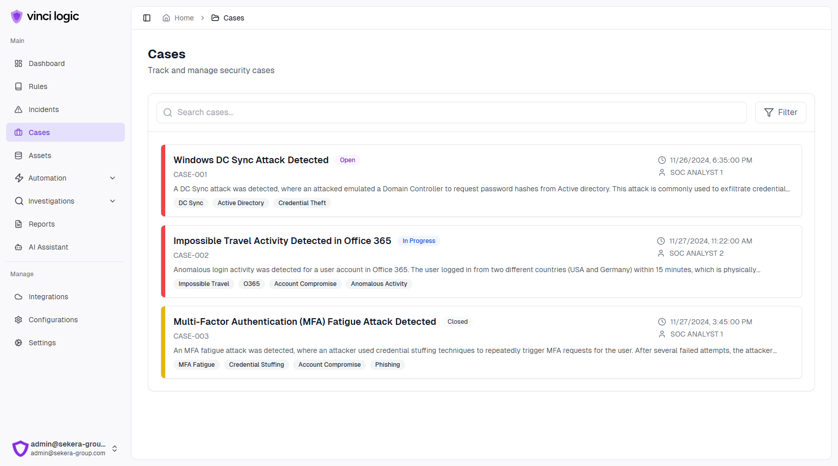 Incident Case Management